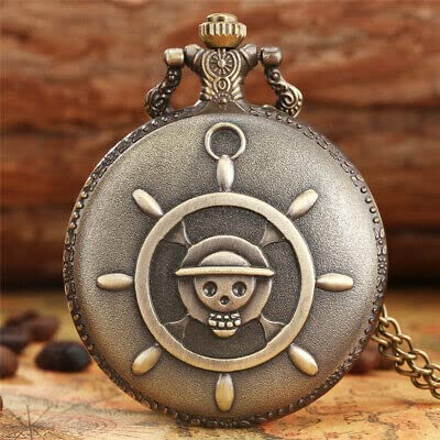 One Piece Pocket Watch Keychain